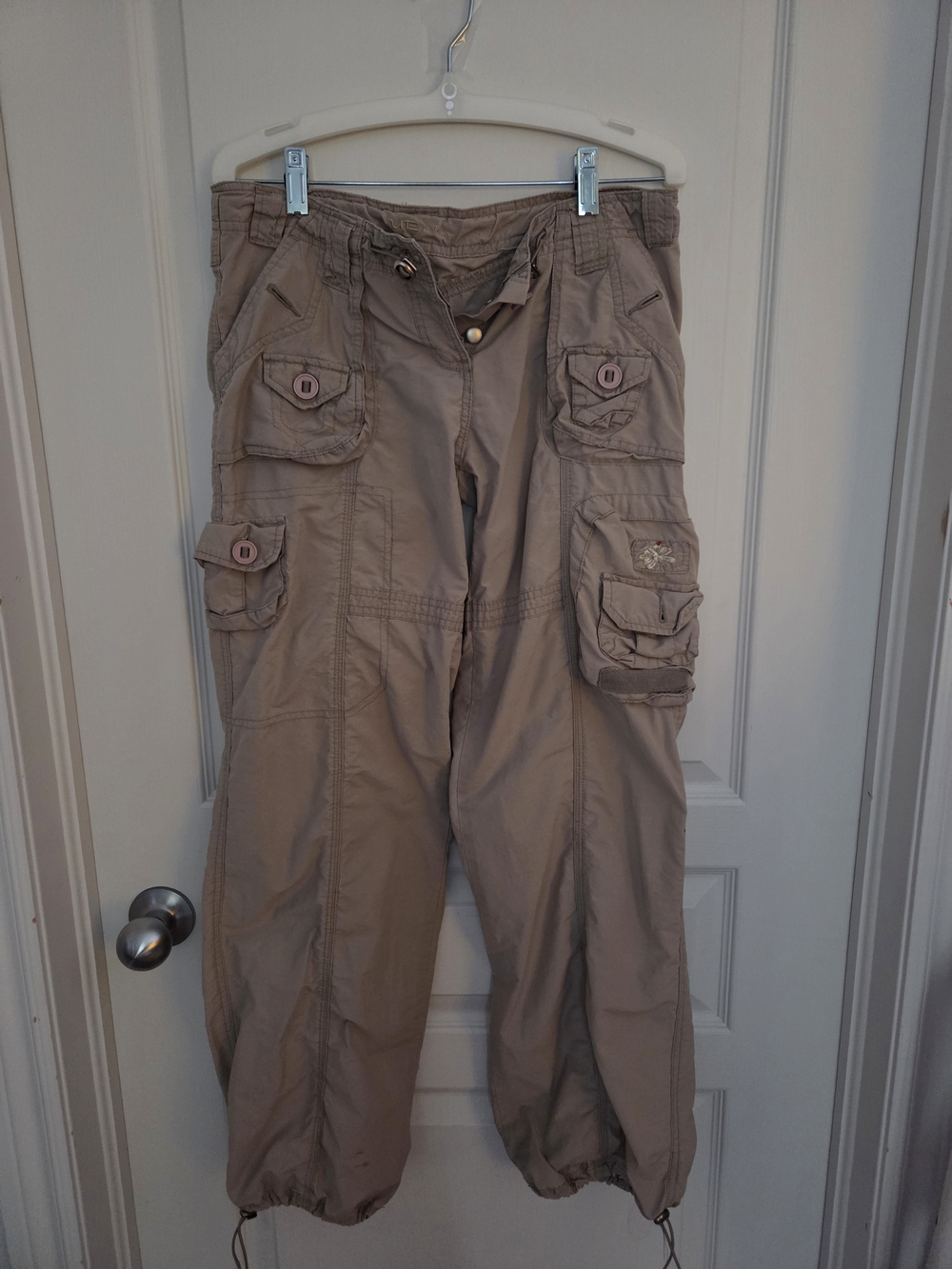 Women's Cargo Pants in Light Brown - Classic Utility Style